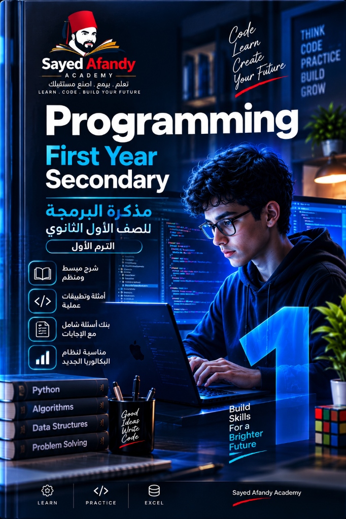 مذكرة أولى ثانوي (لغات) — Computer Science & AI